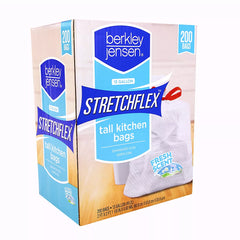 Berkley Jensen Stretchflex Drawstring Kitchen Bags, 200 ct./13 gal.