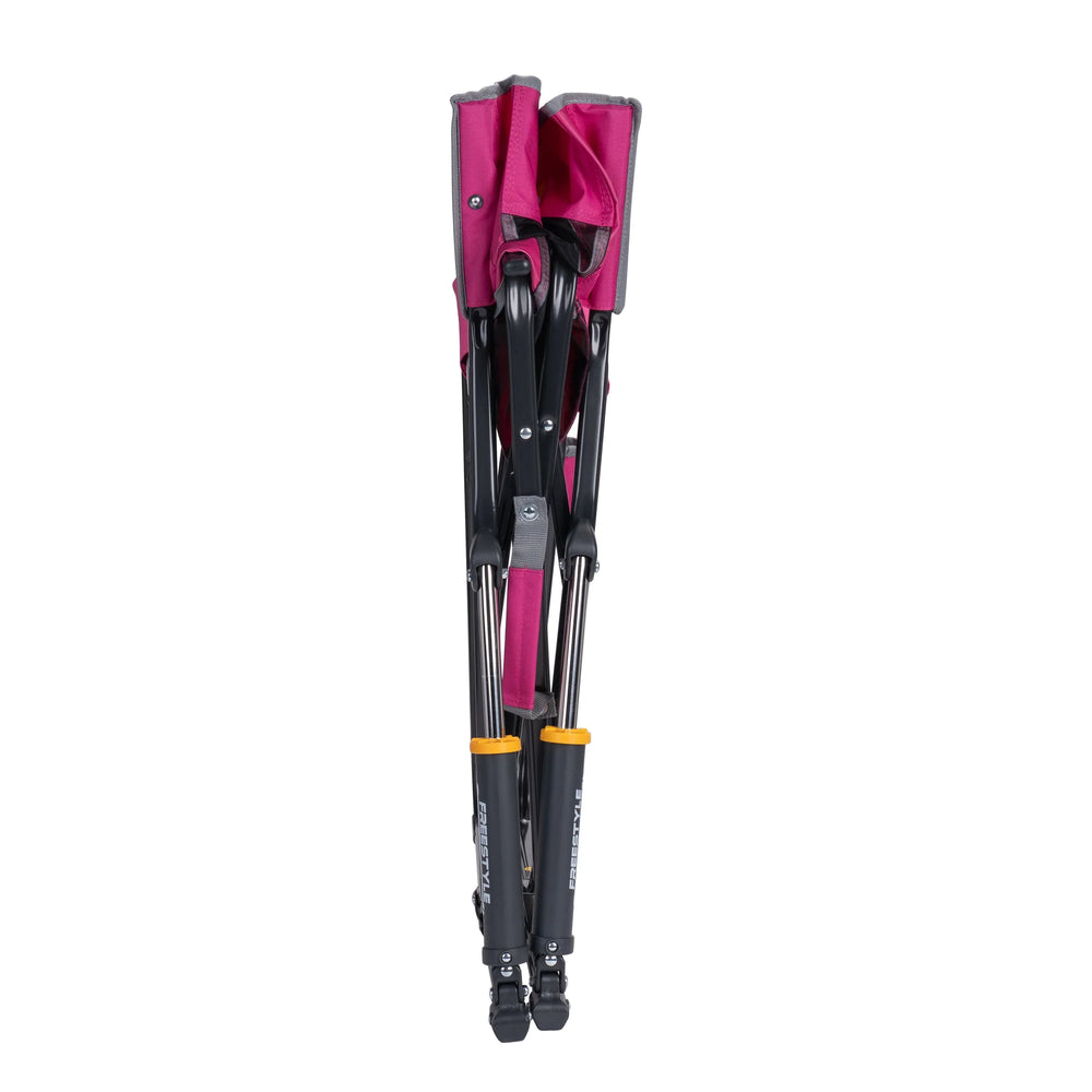 GCI Outdoor Freestyle Rocker Foldable Rocking Camp Chair, Beach Berry - USA MEGA SHOP