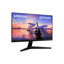 Samsung 24-inch LED monitor with black stand, angled view