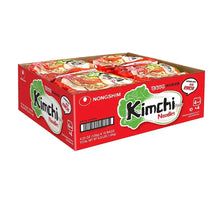 Nongshim Kimchi noodle soup ramen multipack box, red with green branding