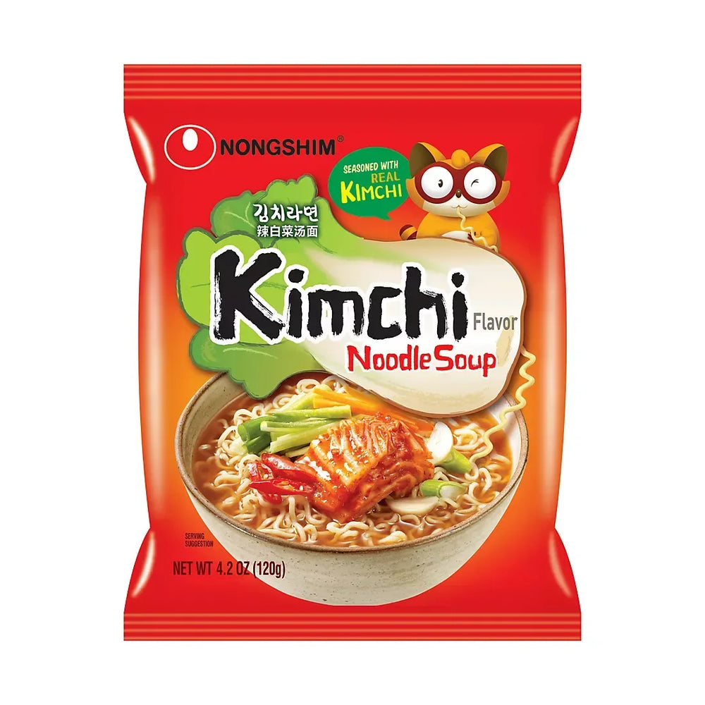 Nongshim Kimchi Ramyun Noodle Soup, 16 pk./4.2 oz. - USA MEGA SHOP