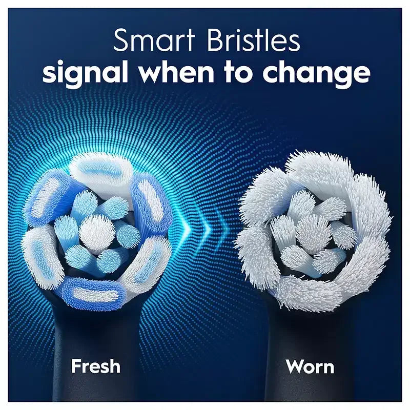 Oral-B iO Ultimate Clean Replacement Brush Heads, Black and White, 8 ct. - USA MEGA SHOP