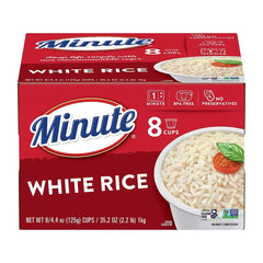 Minute White Rice Cups, 8 pk./4.4 oz. - USA MEGA SHOP