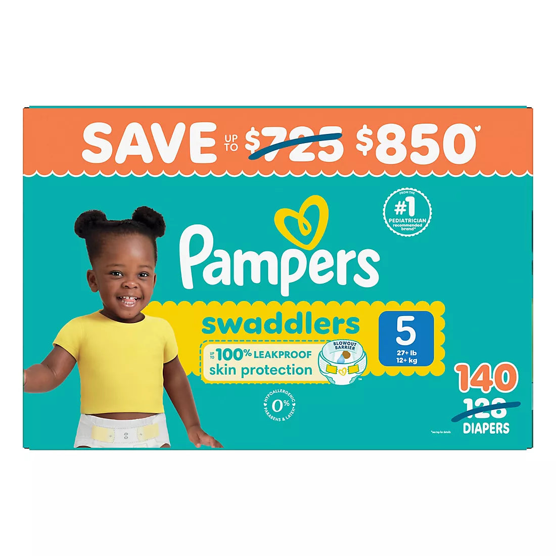 Pampers Swaddlers Ultra-Absorbent Baby Diapers (Select Size)