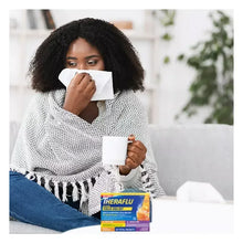 Theraflu cold relief powder box with day and nighttime packet packs