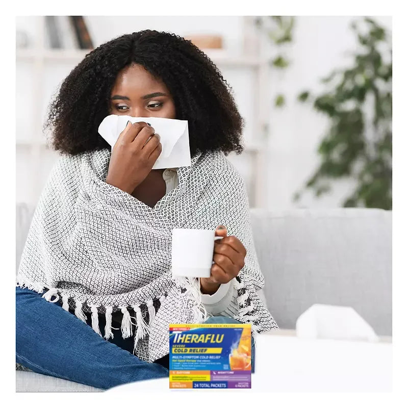 Theraflu MultiSymptom Severe Cold Relief Medicine/Nighttime Severe Cold and Cough Relief, 24 ct. - USA MEGA SHOP