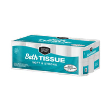 Bath tissue multipack with teal Bath TISSUE Soft & Strong front, 30 rolls