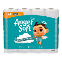 Angel Soft mega roll toilet paper multipack, 32 count, white rolls with teal label