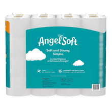 Toilet paper mega roll pack back with 2-ply and flushable septic-safe icons.