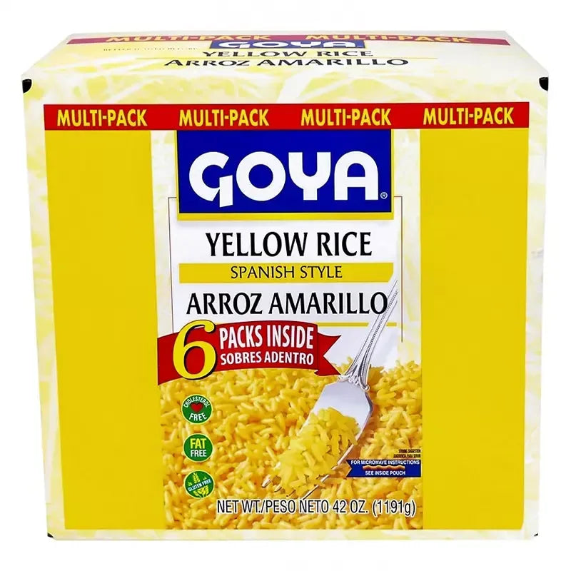 Goya Yellow Rice Mix, 6 pk./7 oz. - USA MEGA SHOP