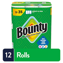 Bounty Select-a-Size Paper Towels, 12 pk./121 sheets per roll - USA MEGA SHOP