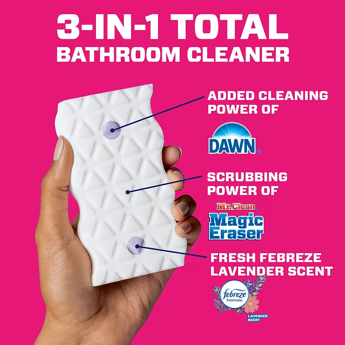 Mr. Clean 2-In-1 Bathroom Magic Eraser Sponges, 11 ct. - USA MEGA SHOP