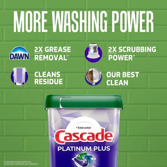 Cascade Platinum Plus Dishwasher Pods - Fresh Scent, 82 ct.