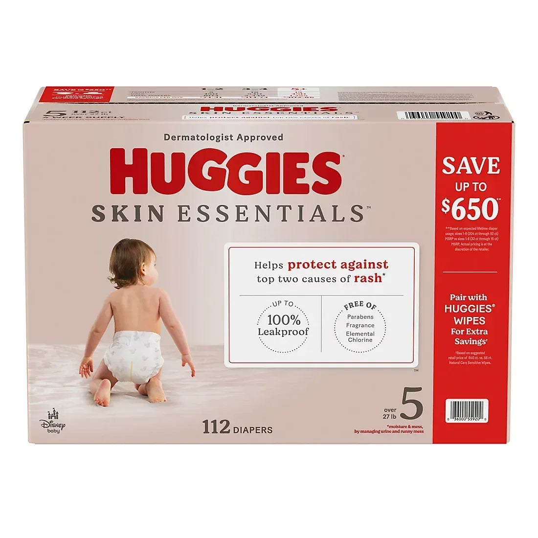 Huggies Skin Essentials Baby Diapers (Select Size)