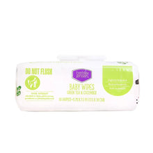 Baby wipes pack, green tea & cucumber, do not flush, 90 wipes