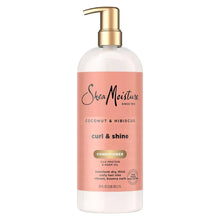 SheaMoisture Curl & Shine conditioner bottle with pump, Coconut & Hibiscus label
