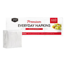 Berkley Jensen premium everyday paper napkin stack, white 2-ply, 660 ct
