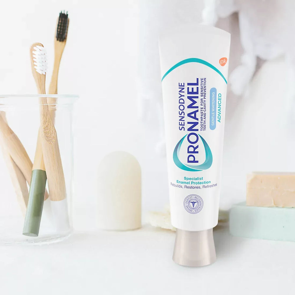 Sensodyne Pronamel Gentle Whitening Advanced Toothpaste for Sensitive Teeth and Cavity, 4 pk./6.5 oz. - USA MEGA SHOP