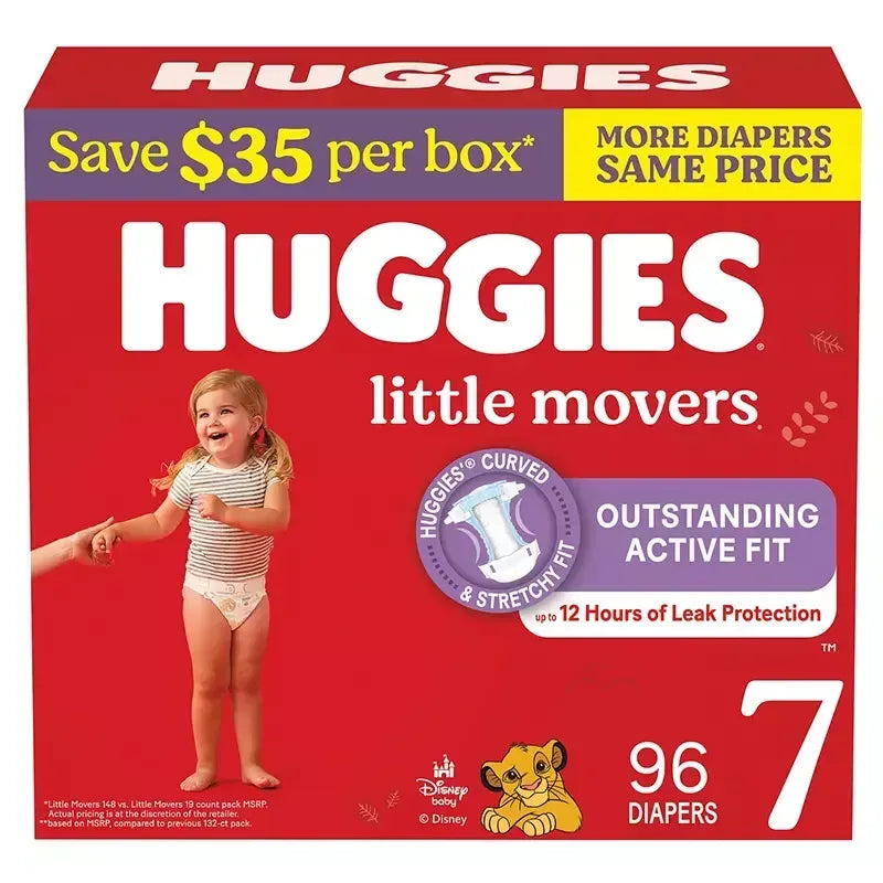 Huggies Little Movers Diapers (Select Size)