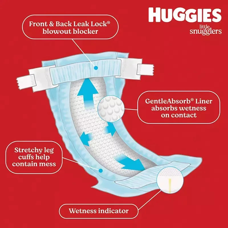 Huggies Little Snugglers Baby Diapers (Select Size)