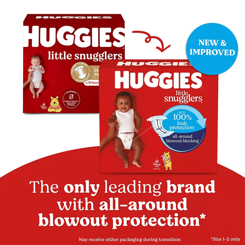 Huggies Little Snugglers Baby Diapers (Select Size) - USA MEGA SHOP