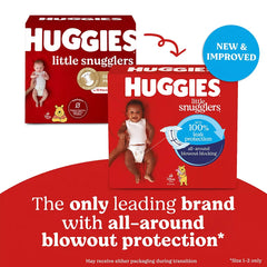 Huggies Little Snugglers Baby Diapers (Select Size) - USA MEGA SHOP