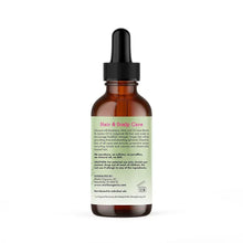 Amber glass bottle of Mielle Rosemary Mint scalp & hair strengthening oil with dropper