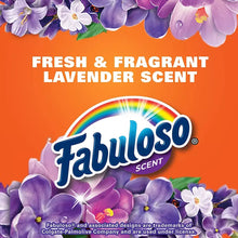 Tall kitchen trash bags box with Fabuloso fresh lavender scent and purple flowers