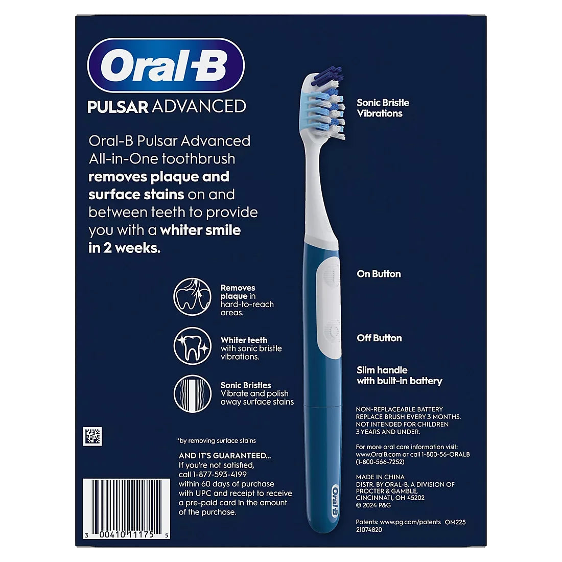 Oral-B Pulsar Advanced All-in-One Soft Toothbrush, 4 ct. - USA MEGA SHOP