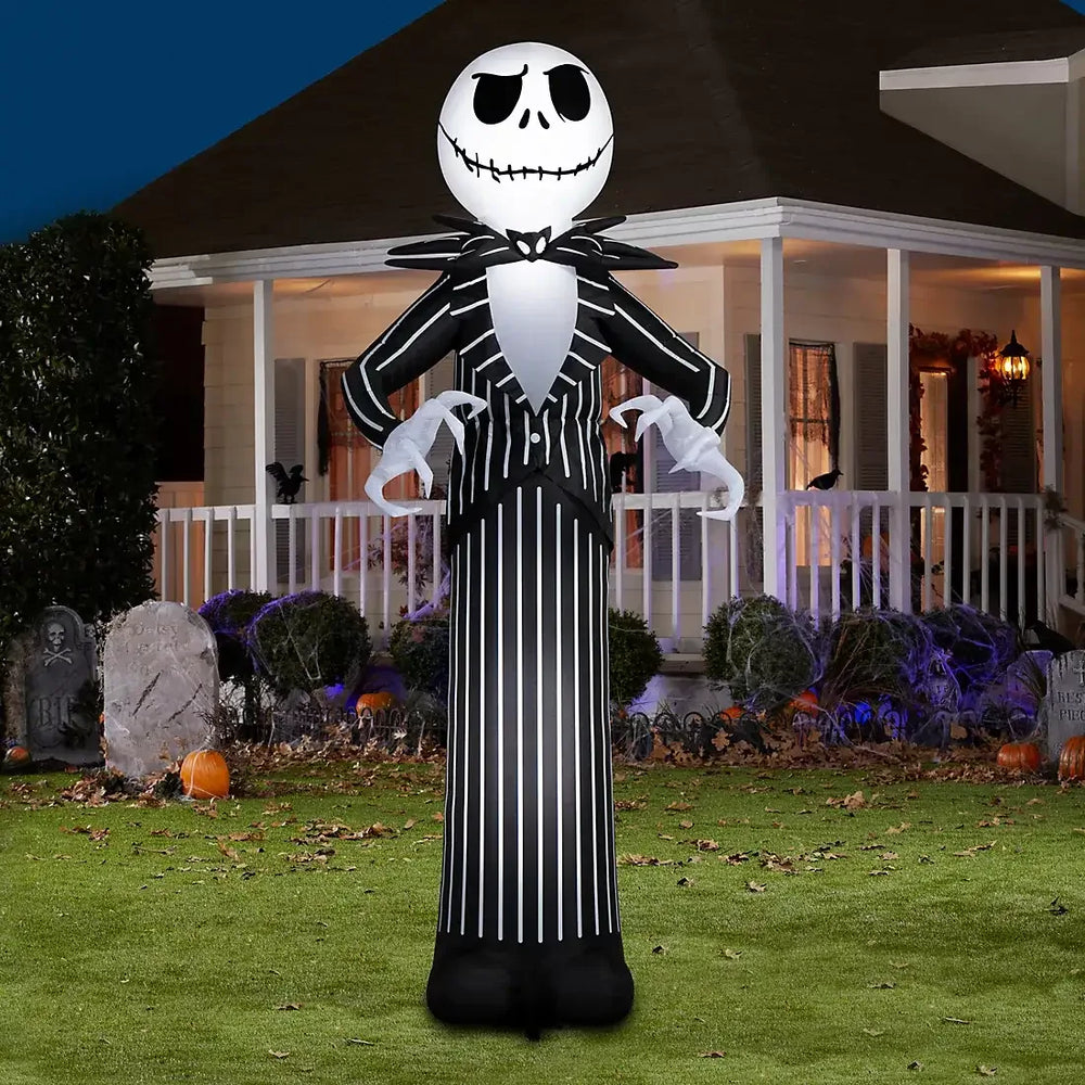 Gemmy Nightmare Before Christmas Giant Animated Halloween Inflatable Jack Skellington - USA MEGA SHOP