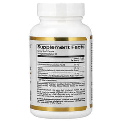 California Gold Nutrition, NMN Flavonoid Complex with Apigenin and Dihydroquercetin, 60 Veggie Capsules