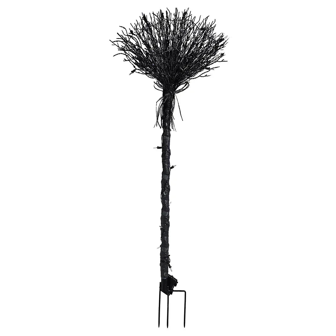 Berkley Jensen 50" Plastic Witch Broom Greeter with Waterproof LED Light - USA MEGA SHOP