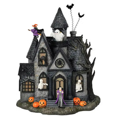 Berkley Jensen Resin Halloween Village Set of 5 - USA MEGA SHOP