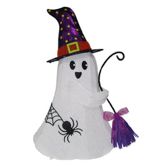 Berkley Jensen 36" Pre-lit White Ghost With Broom - USA MEGA SHOP