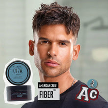 American Crew Fiber hair styling tub with small round puck and label