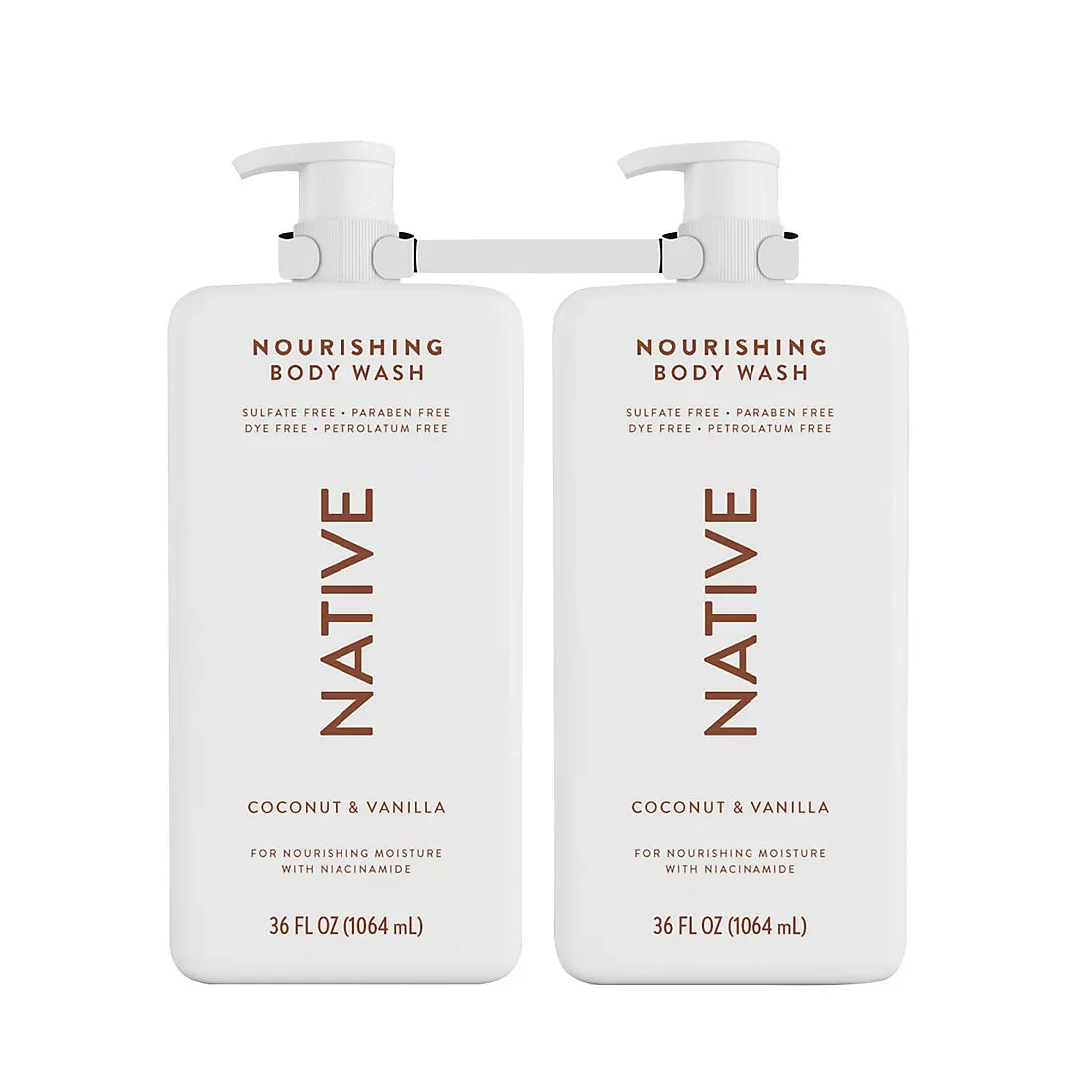 Native Nourishing Body Wash Coconut & Vanilla, 2 pk./36 oz. - USA MEGA SHOP