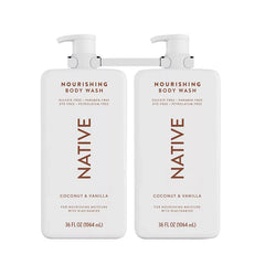 Native Nourishing Body Wash Coconut & Vanilla, 2 pk./36 oz. - USA MEGA SHOP
