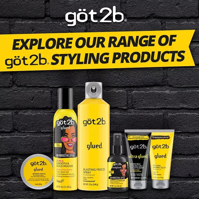 Got2b Glued Styling Spiking Hair Gel, 2 pk./6 oz. - USA MEGA SHOP