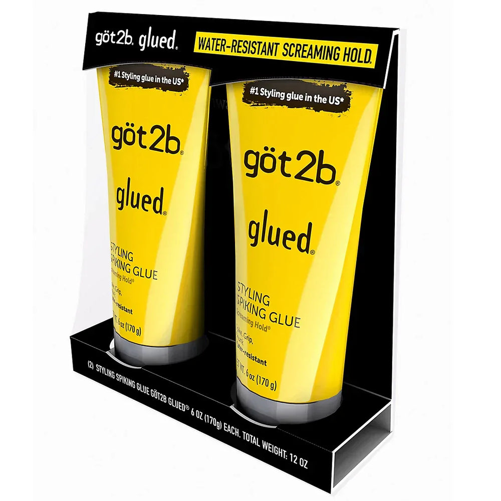 Got2b Glued Styling Spiking Hair Gel, 2 pk./6 oz. - USA MEGA SHOP