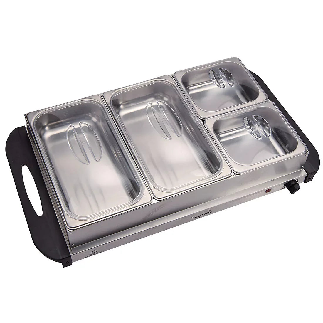 MegaChef Buffet Server & Food Warmer with Removable Sectional Trays - USA MEGA SHOP