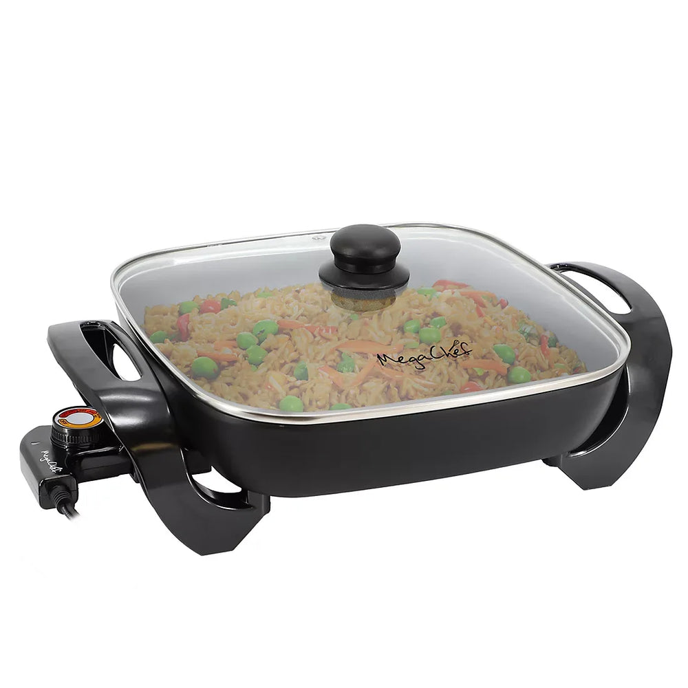 MegaChef 11" Non-Stick Electric Skillet - USA MEGA SHOP
