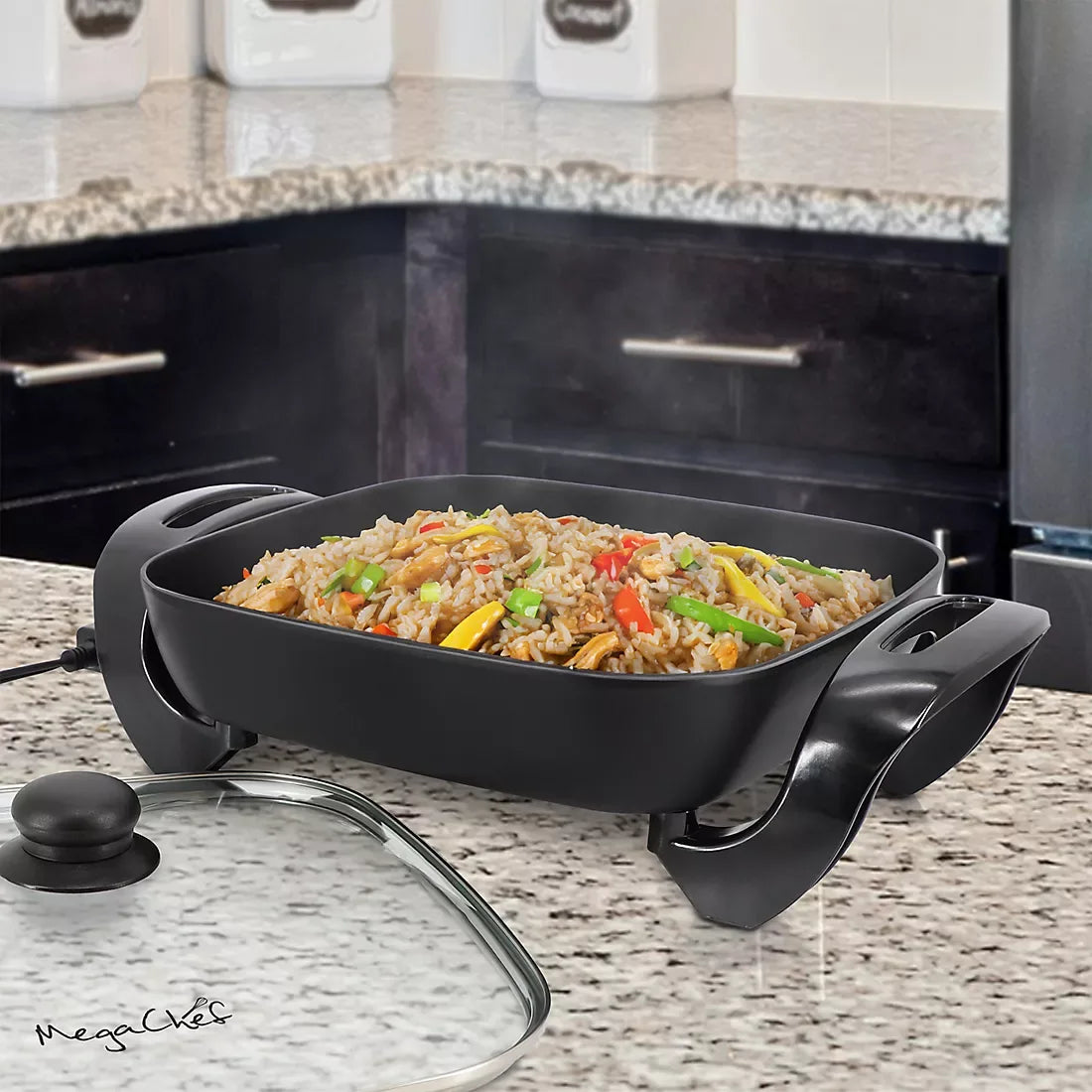 MegaChef 11" Non-Stick Electric Skillet - USA MEGA SHOP