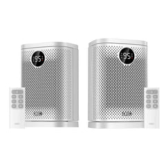 DREO 10" Atom Core Ceramic Space Heaters with Oscillation 2 pk.