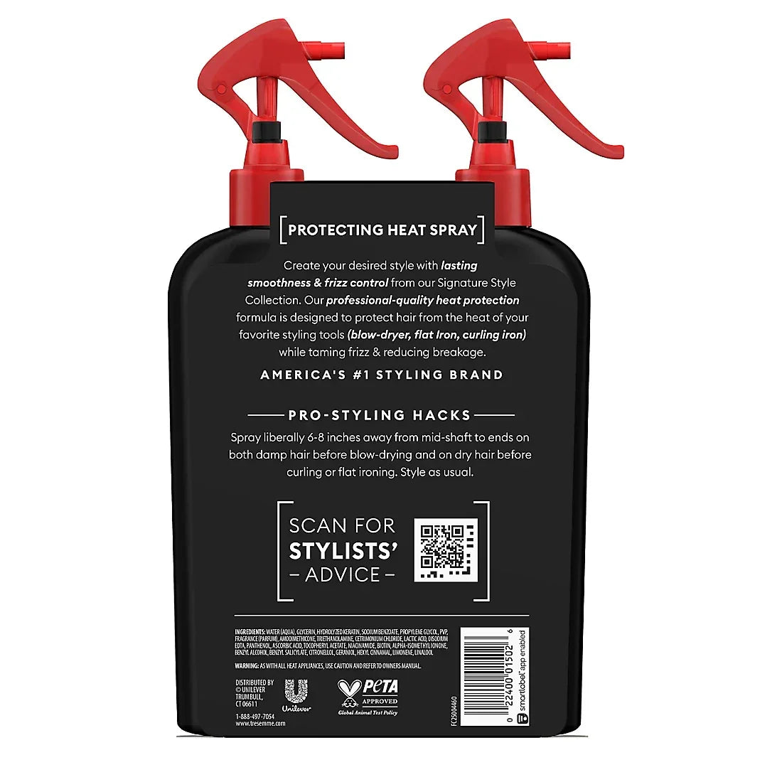TRESemme Styling Spray, Protecting Heat Spray, 2 pk./8 fl. oz. - USA MEGA SHOP