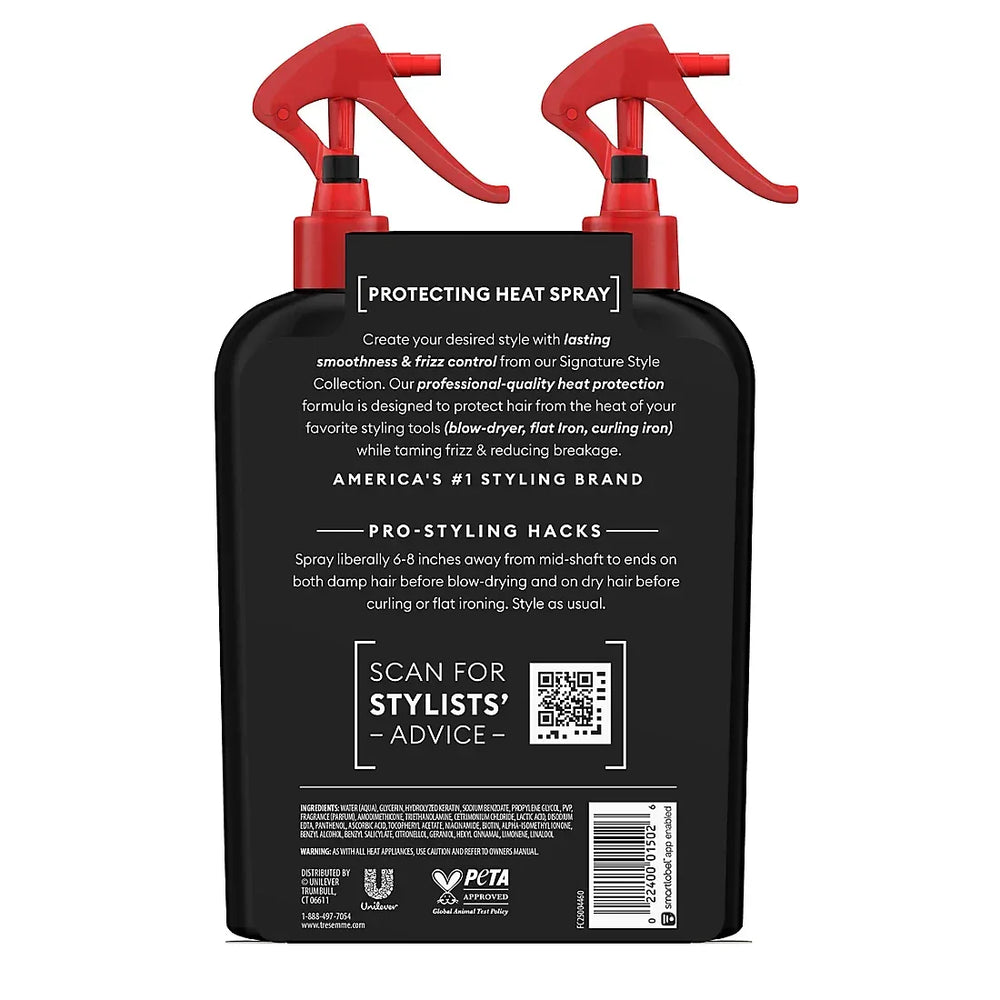 TRESemme Styling Spray, Protecting Heat Spray, 2 pk./8 fl. oz. - USA MEGA SHOP
