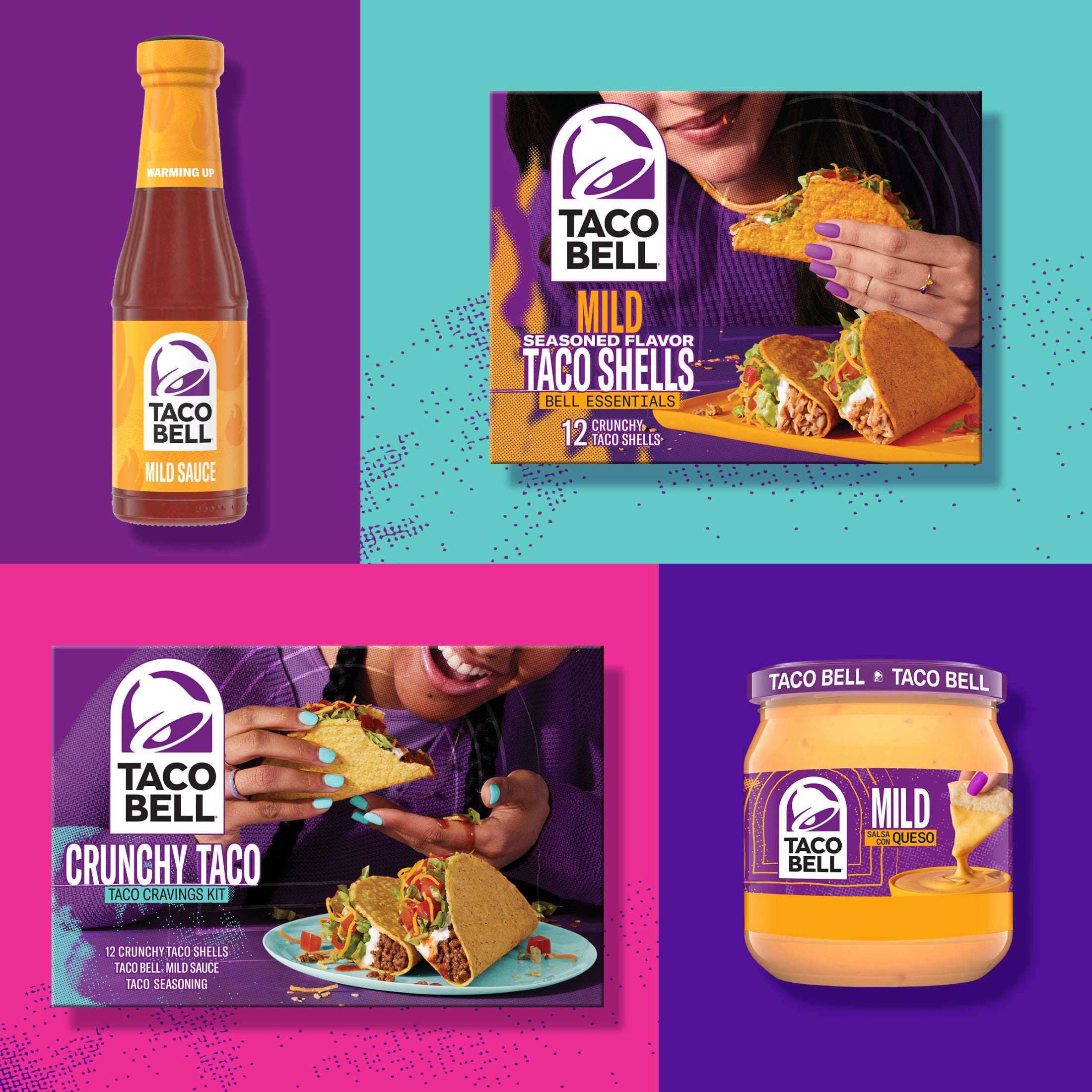 Taco Bell Mild Salsa Con Queso Mild Cheese Dip, 15 oz Jar, Shelf-Stable