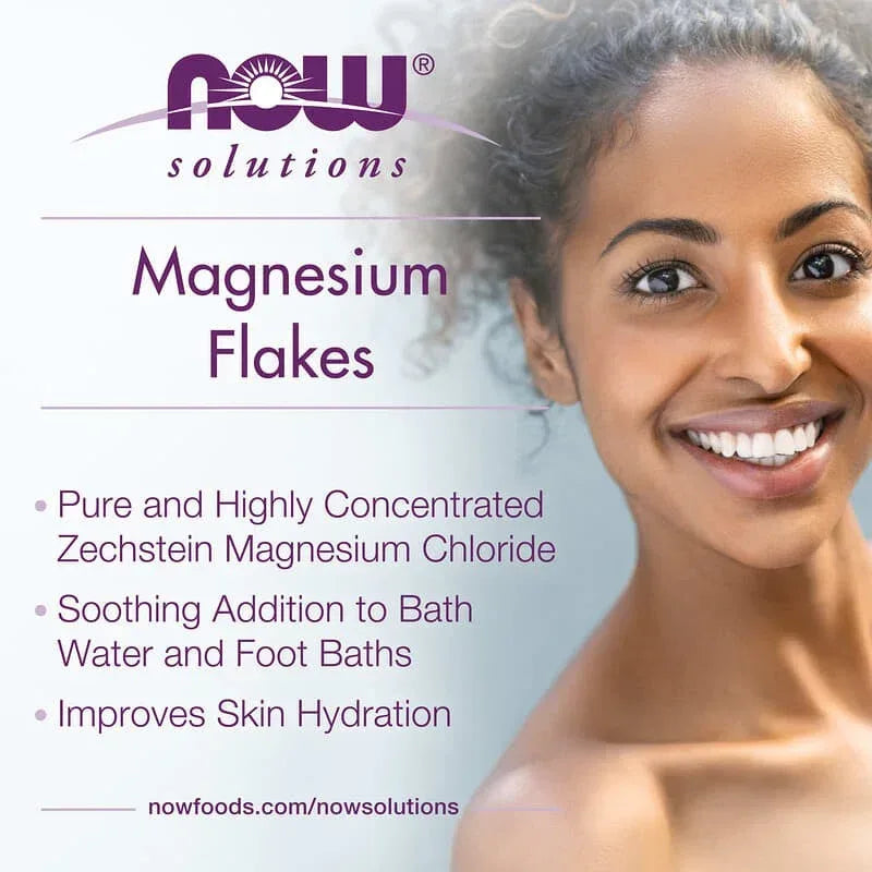NOW Foods, Solutions, Magnesium Flakes