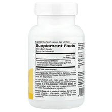 Super Nutrition Boswellia phytosome supplement bottle back label with Supplement Facts