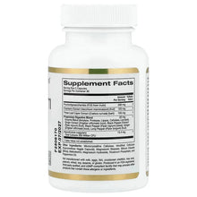 California Gold Nutrition probiotic UTI support bottle with supplement facts label
