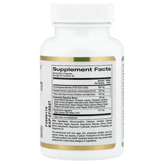 California Gold Nutrition, Probiotic UTI Support with Fructooligosaccharides, Cranberry Extract, Three-Leaf Caper Extract, and Proprietary Digestive Blend, 60 Veggie Capsules